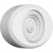 Ekena Millwork Standard Dalton Bullseye Rosette With Rounded Edge, 5"W x 3 1/4"H x 1"P ROSP050X033X100DAL04 - alternate 1